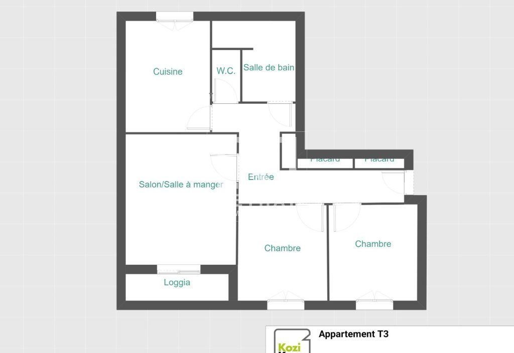 Achat appartement à vendre 3 pièces 61 m² - Digoin