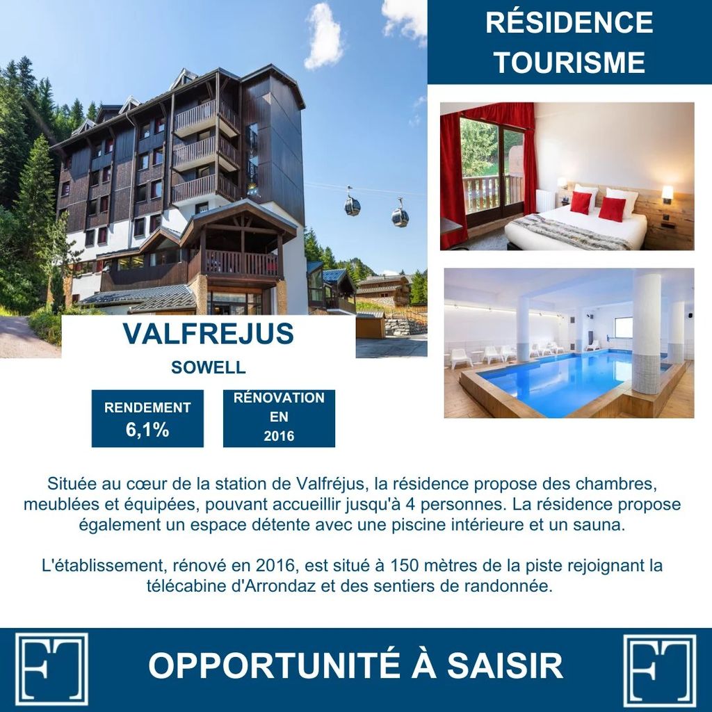 Achat studio à vendre 19 m² - Val-Cenis