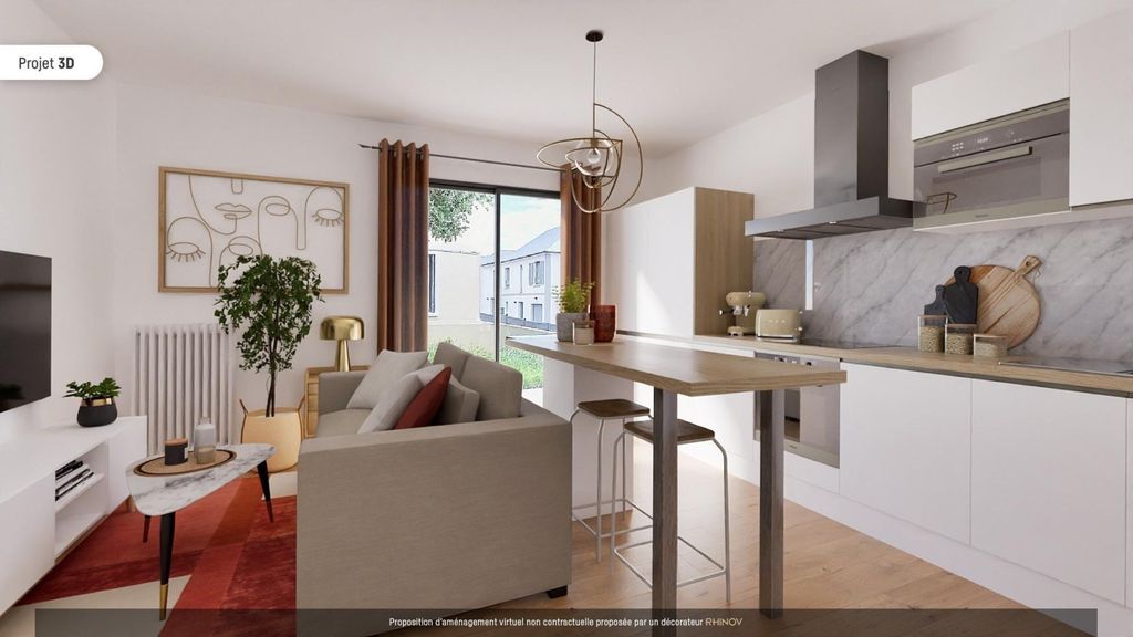 Achat appartement à vendre 3 pièces 53 m² - Rueil-Malmaison