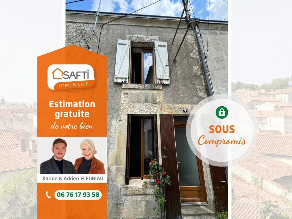 Achat maison à vendre 2 chambres 55 m² - Fontenay-le-Comte