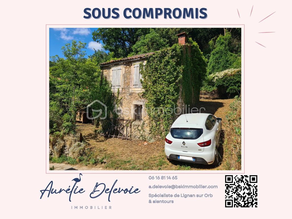 Achat maison à vendre 2 chambres 68 m² - Saint-Pons-de-Thomières