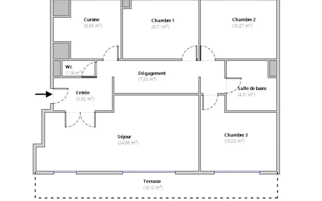 Achat appartement 4 pièce(s) Montrouge