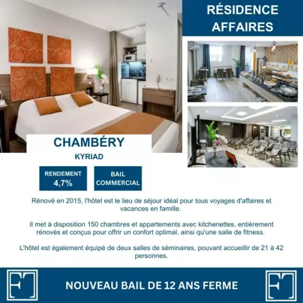 Achat studio à vendre 21 m² - Chambéry