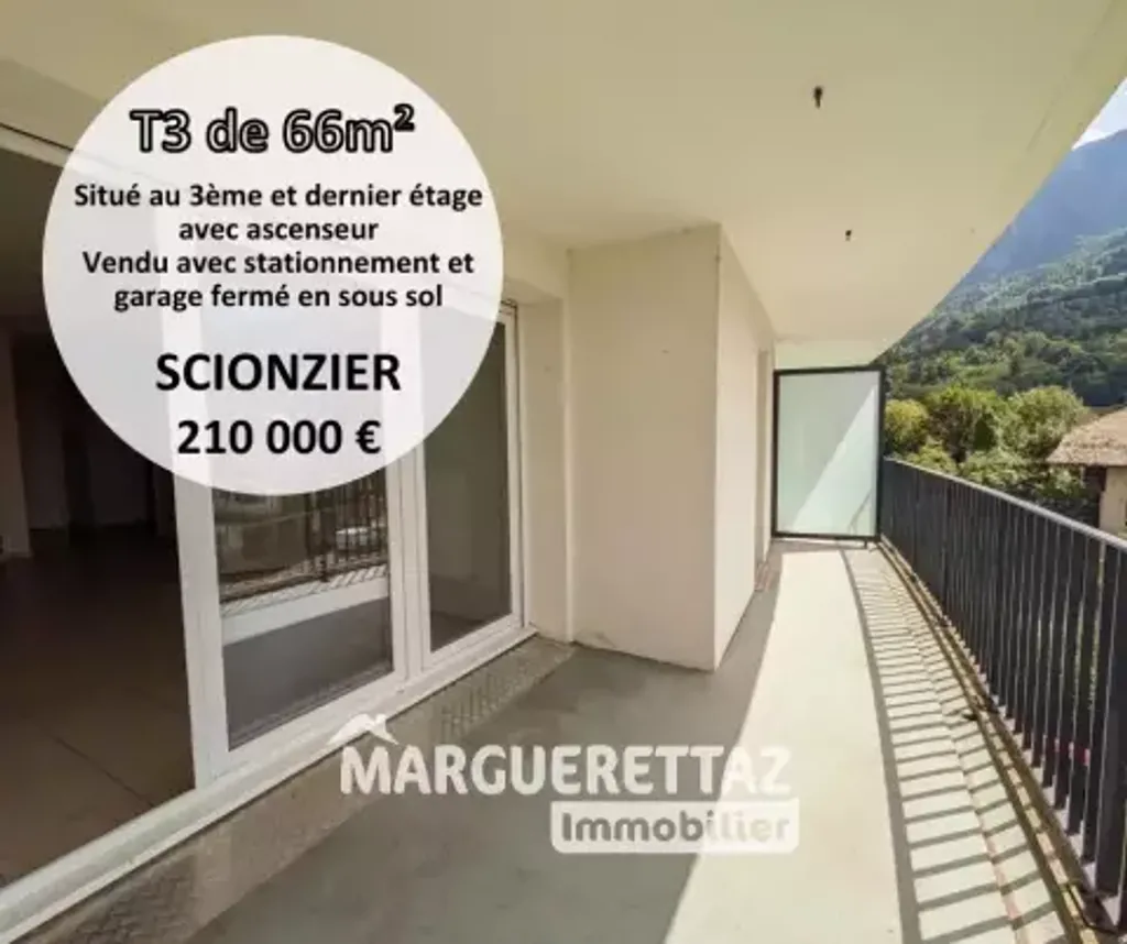 Achat appartement à vendre 3 pièces 66 m² - Scionzier