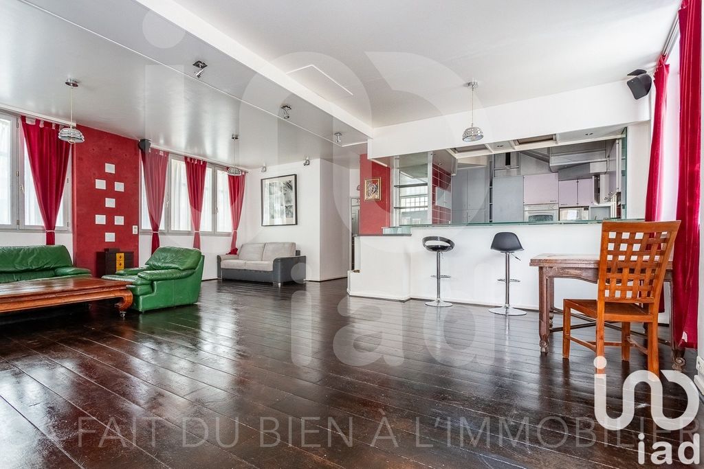 Achat souplex à vendre 3 pièces 120 m² - Paris 18ème arrondissement