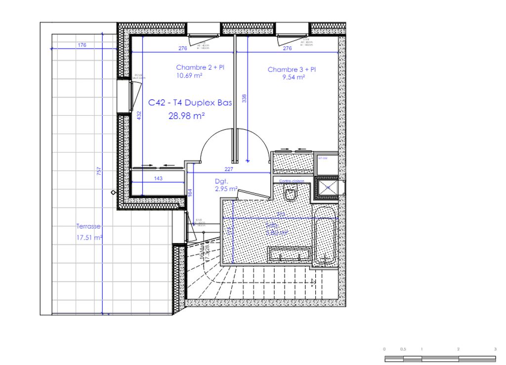 Achat duplex à vendre 4 pièces 82 m² - Sciez