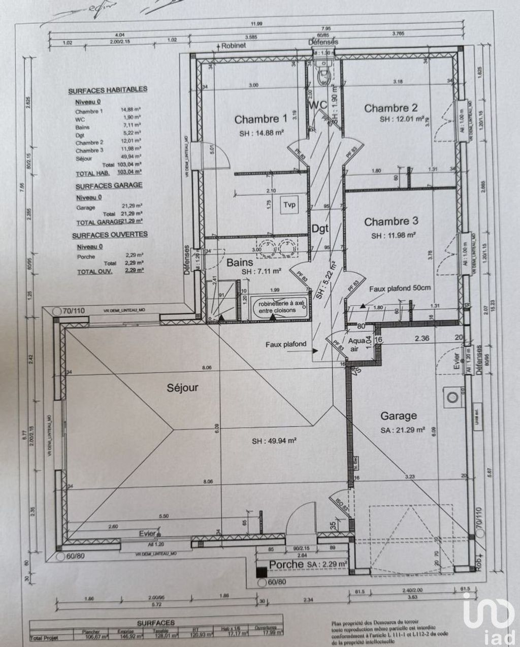 Achat maison à vendre 3 chambres 103 m² - Orgueil