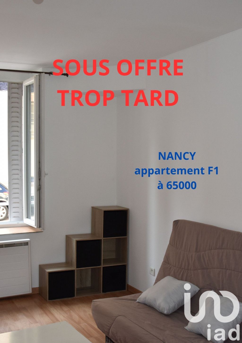 Achat studio à vendre 24 m² - Nancy