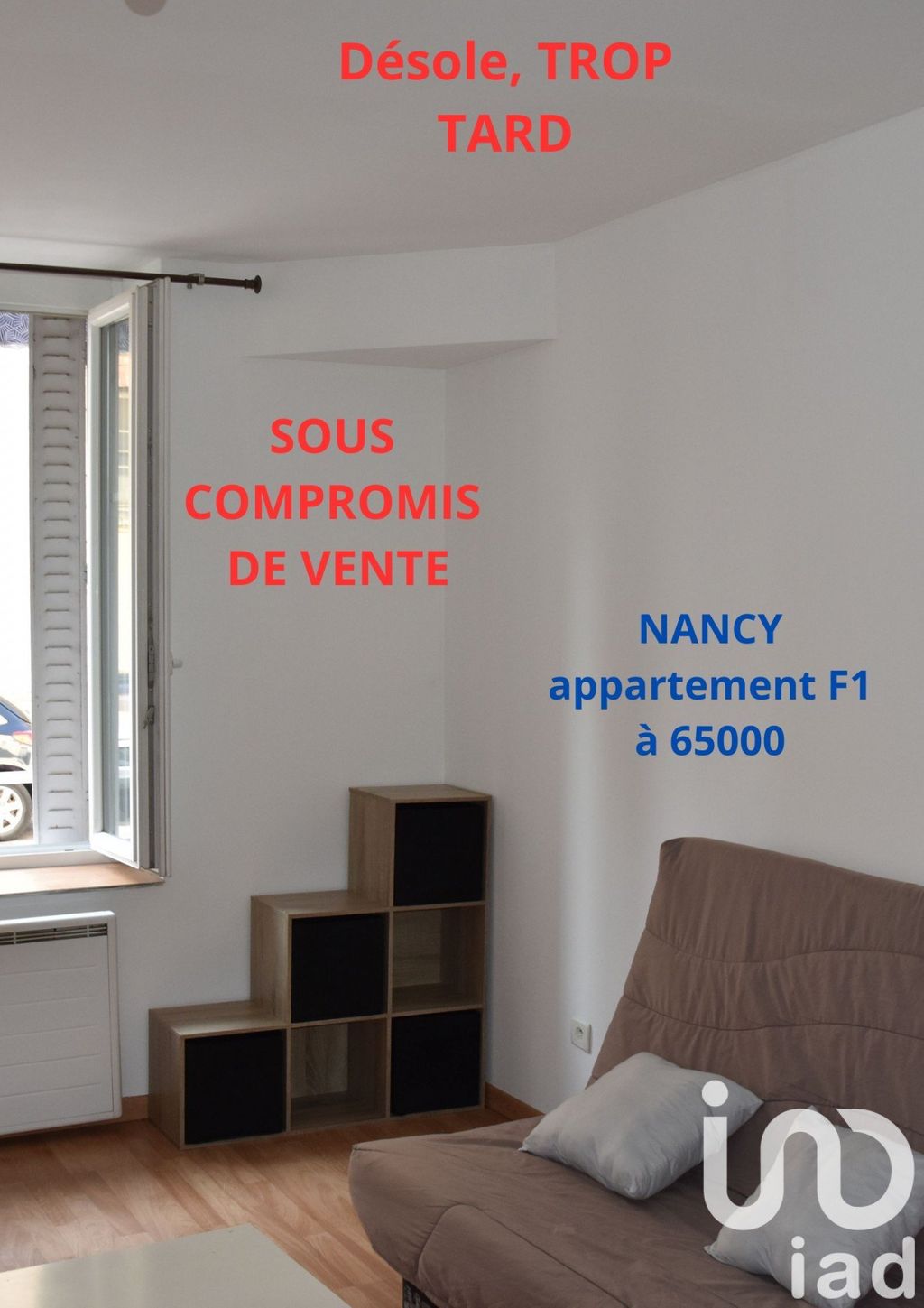 Achat studio à vendre 24 m² - Nancy