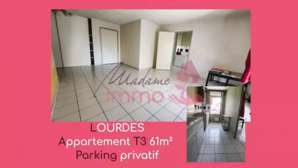 Achat appartement à vendre 3 pièces 60 m² - Lourdes