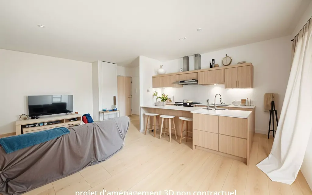 Achat appartement à vendre 2 pièces 44 m² - Lyon 7ème arrondissement