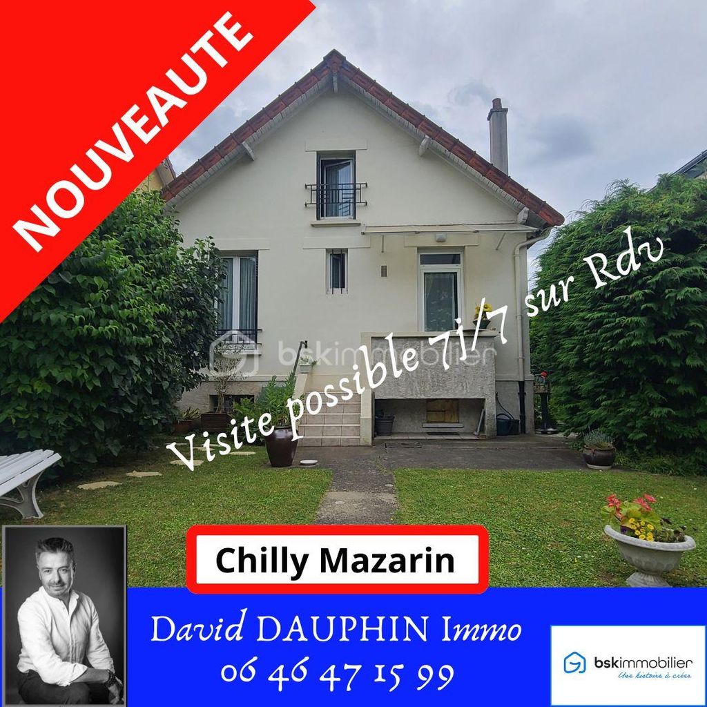 Achat maison à vendre 3 chambres 80 m² - Chilly-Mazarin