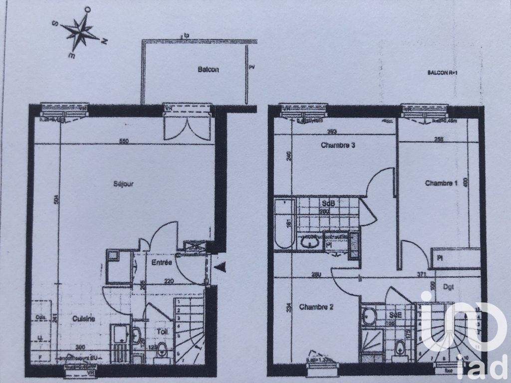 Achat appartement 4 pièce(s) Nemours