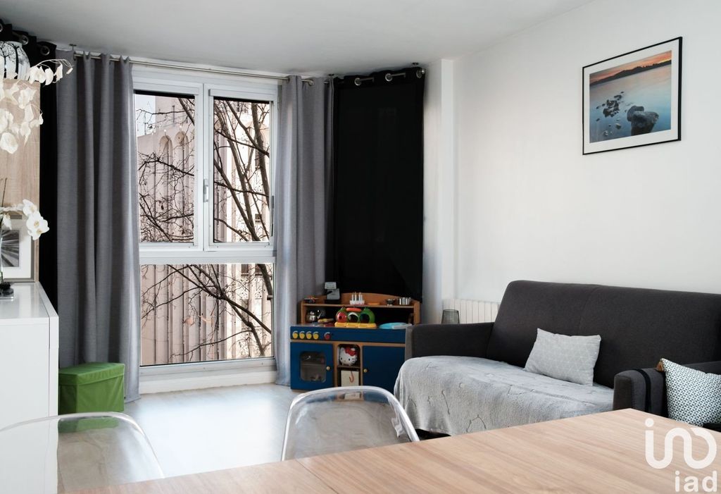 Achat appartement à vendre 3 pièces 55 m² - Paris 19ème arrondissement