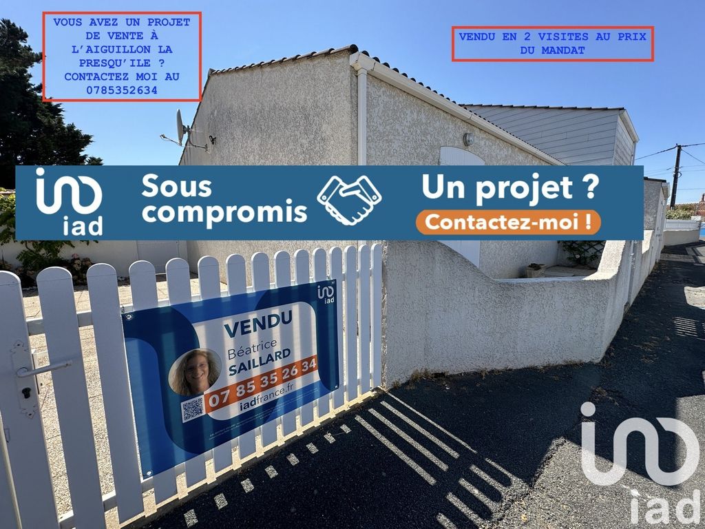 Achat maison à vendre 3 chambres 125 m² - L'Aiguillon-sur-Mer