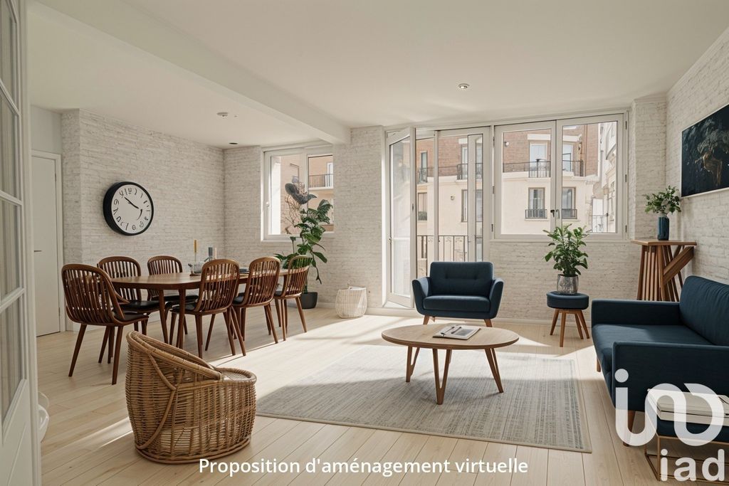 Achat appartement à vendre 4 pièces 76 m² - Paris 15ème arrondissement