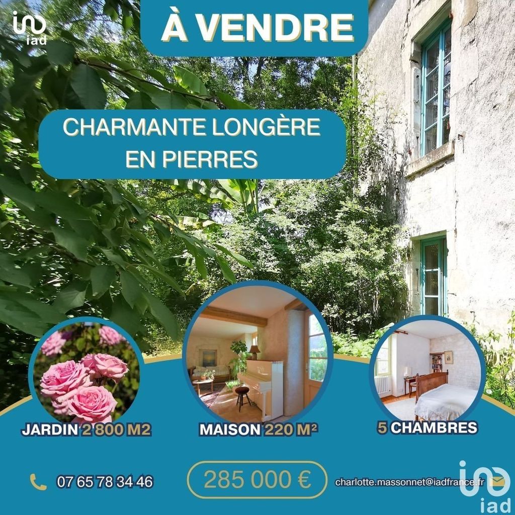 Achat maison à vendre 4 chambres 220 m² - Marsais