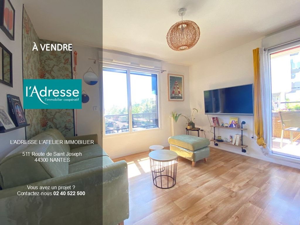 Achat appartement à vendre 3 pièces 61 m² - Nantes