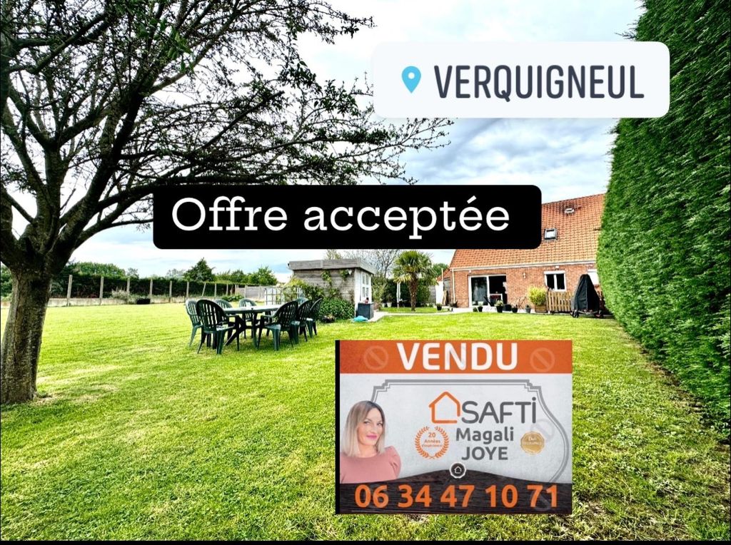 Achat maison à vendre 4 chambres 102 m² - Verquigneul