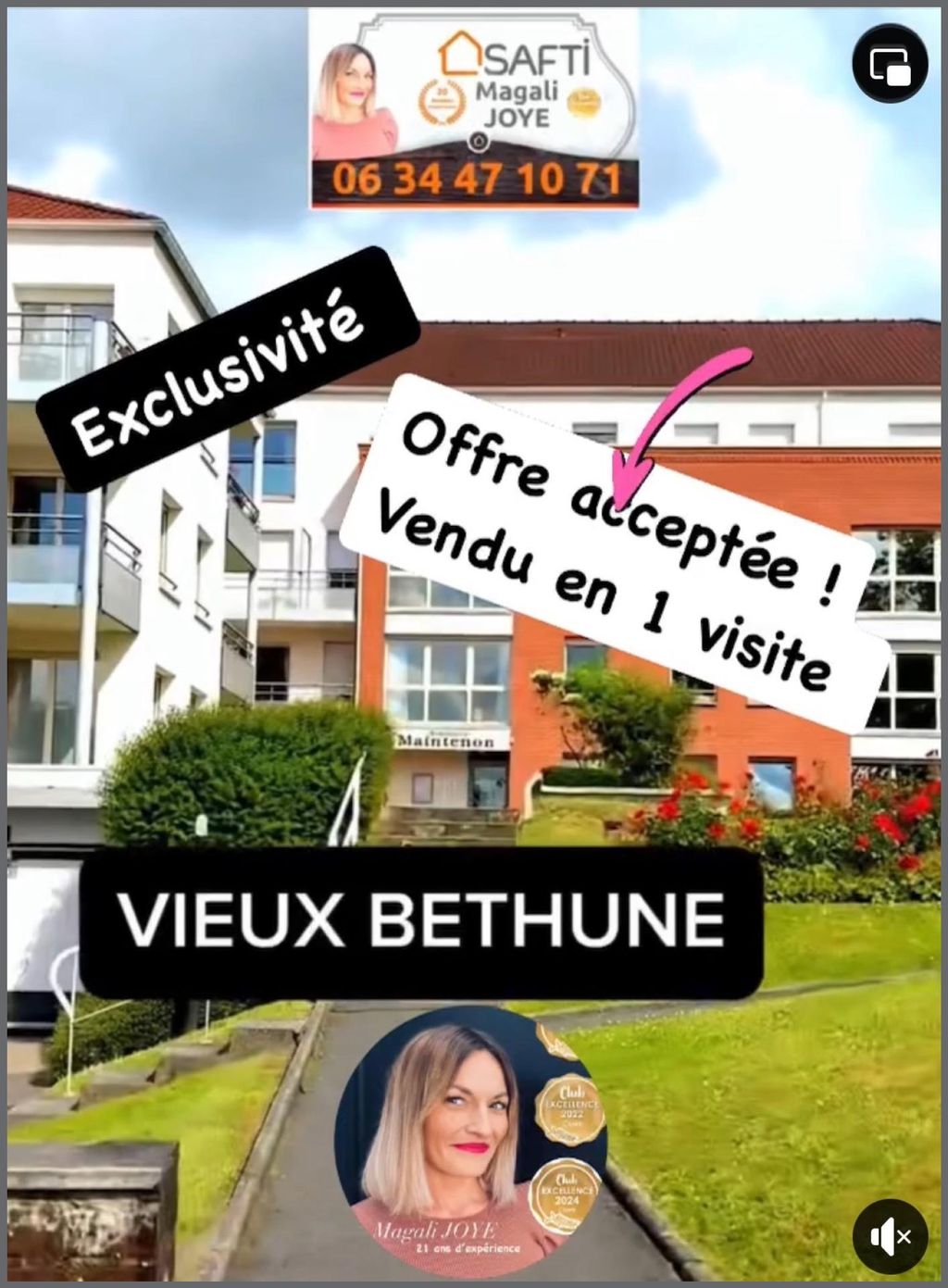 Achat appartement à vendre 2 pièces 58 m² - Béthune