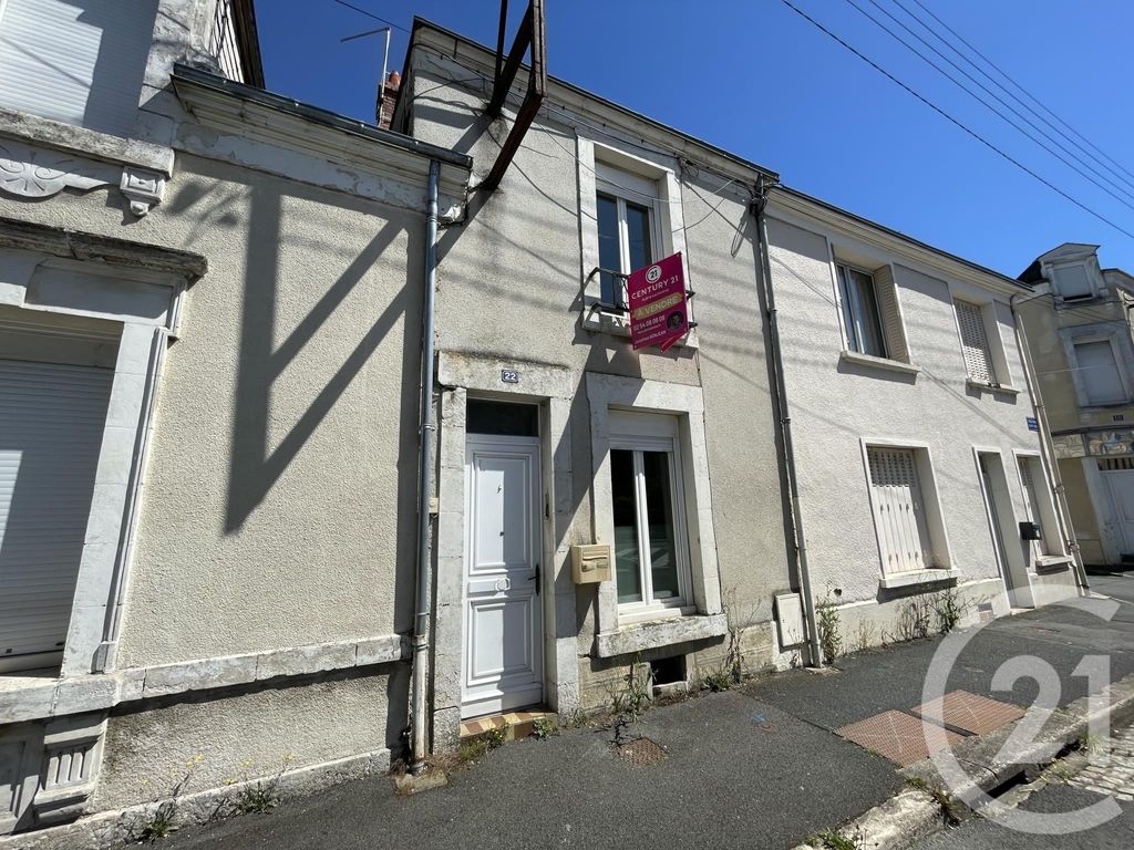 Achat maison à vendre 2 chambres 55 m² - Châteauroux