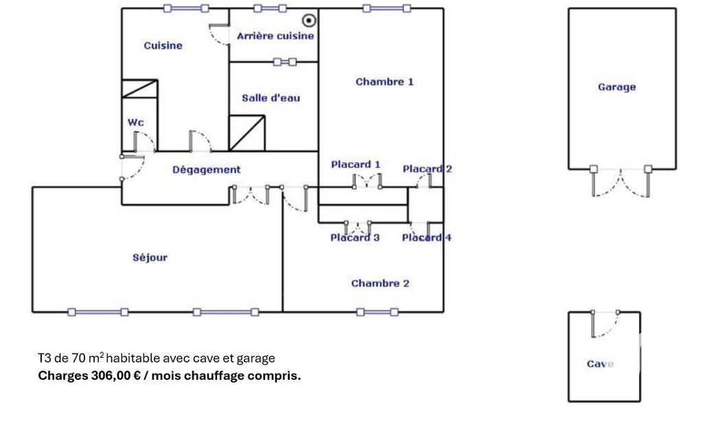 Achat appartement à vendre 3 pièces 70 m² - Évreux