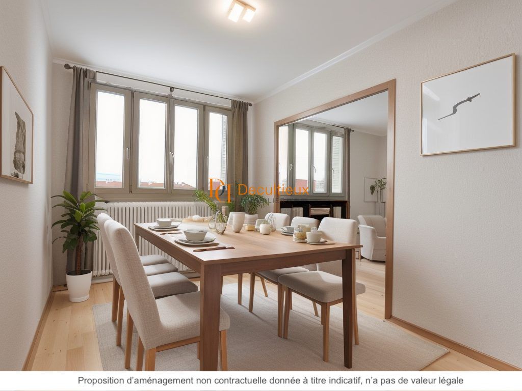 Achat appartement à vendre 4 pièces 64 m² - Villeurbanne