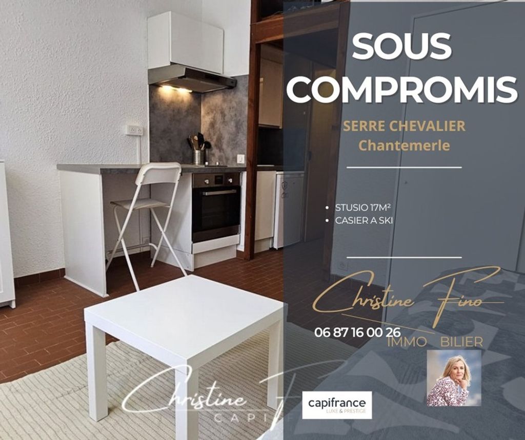 Achat studio à vendre 16 m² - Saint-Chaffrey