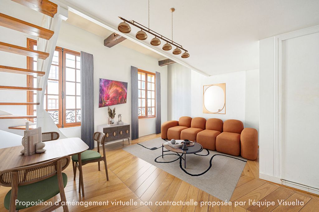 Achat duplex à vendre 2 pièces 41 m² - Paris 7ème arrondissement