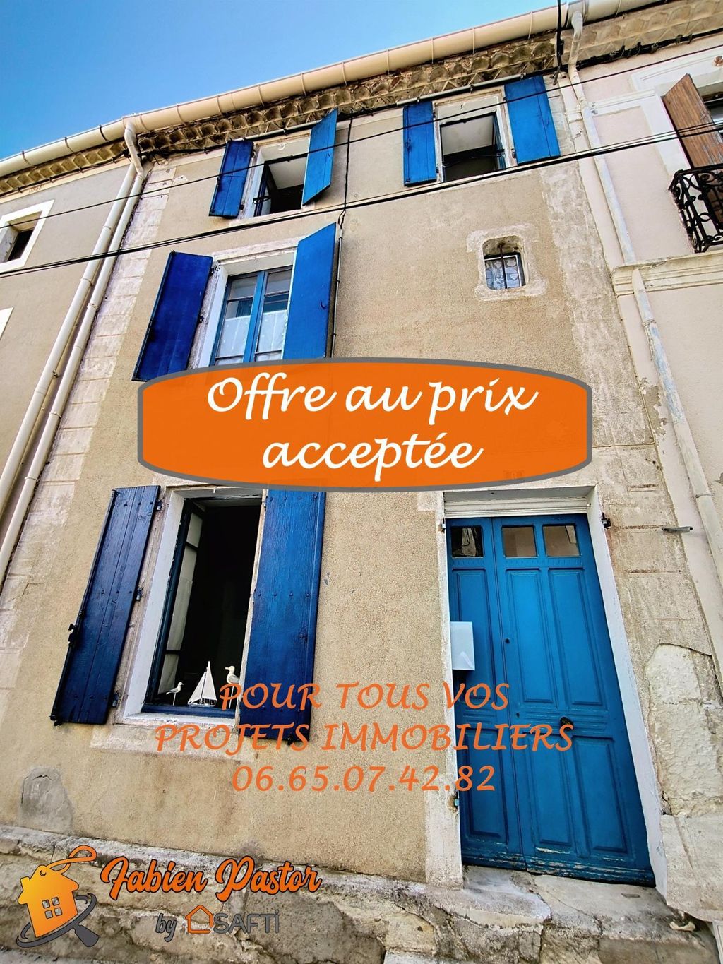 Achat maison à vendre 2 chambres 58 m² - Ouveillan