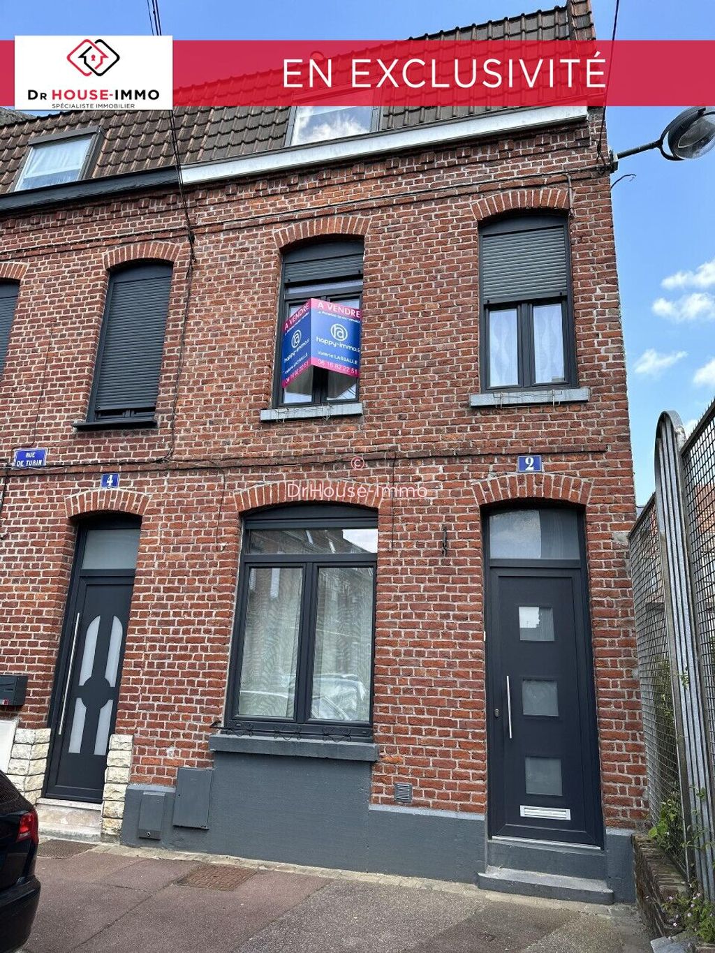 Achat maison à vendre 4 chambres 85 m² - Roubaix