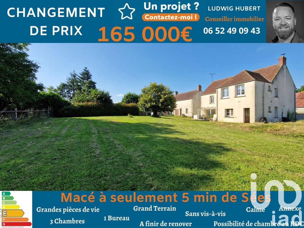 Achat maison à vendre 3 chambres 141 m² - Macé