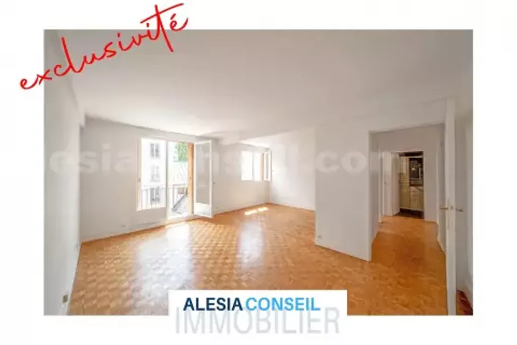 Achat appartement à vendre 3 pièces 58 m² - Paris 14ème arrondissement