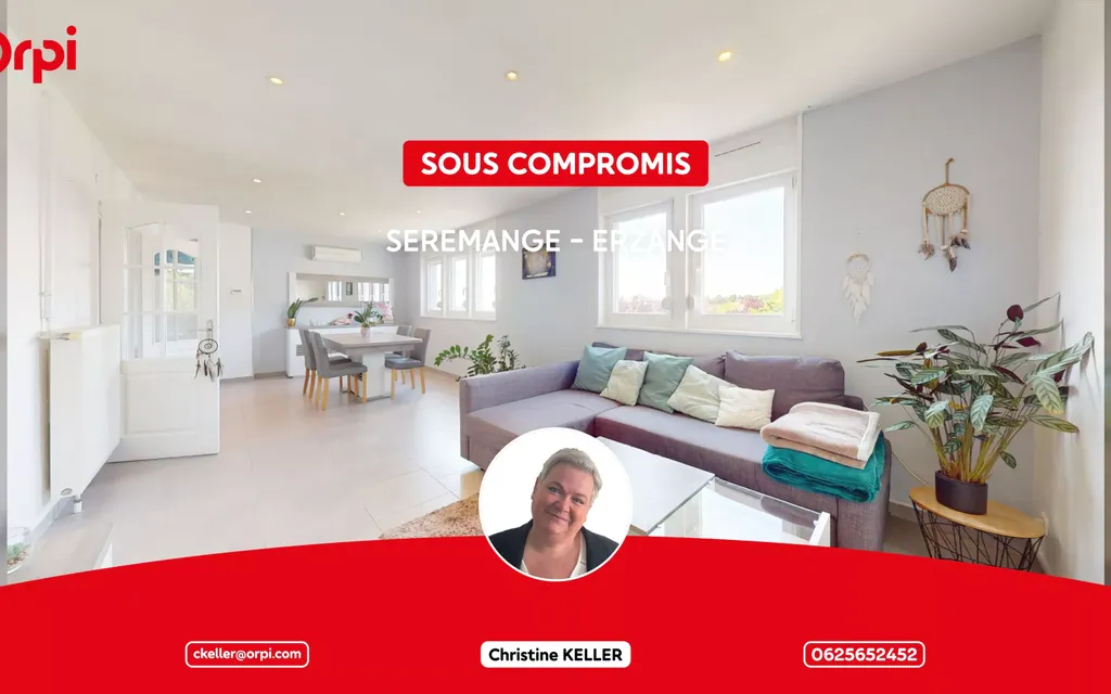 Achat appartement à vendre 3 pièces 66 m² - Serémange-Erzange