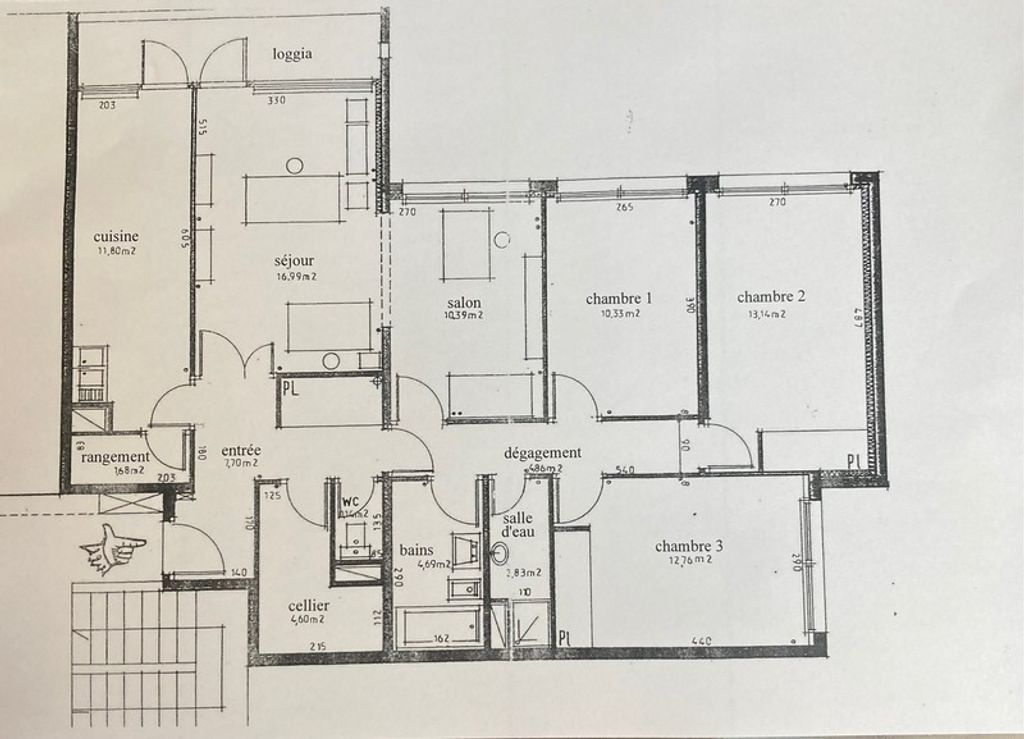 Achat appartement à vendre 5 pièces 103 m² - Meaux