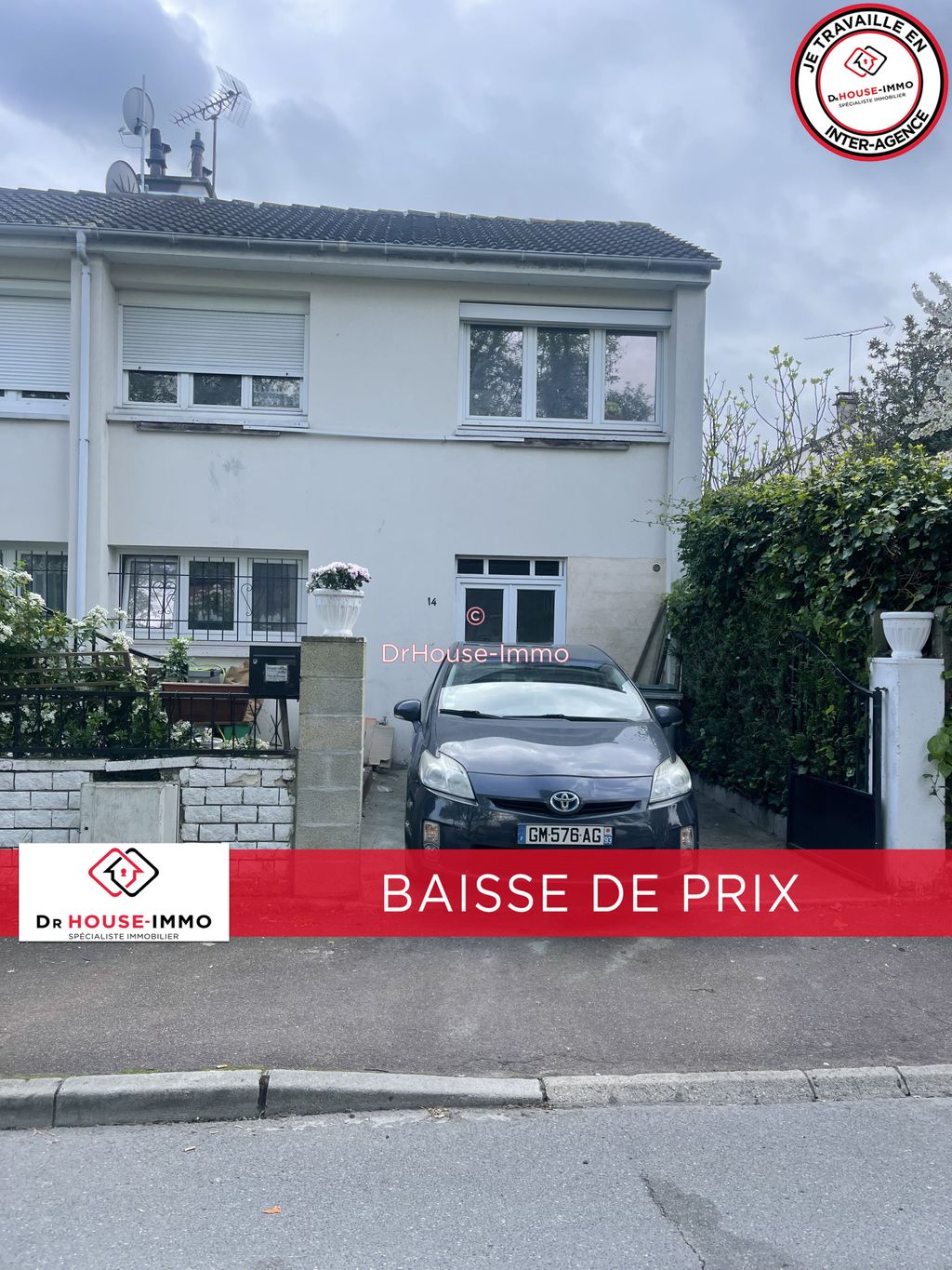 Achat maison à vendre 3 chambres 77 m² - Aulnay-sous-Bois