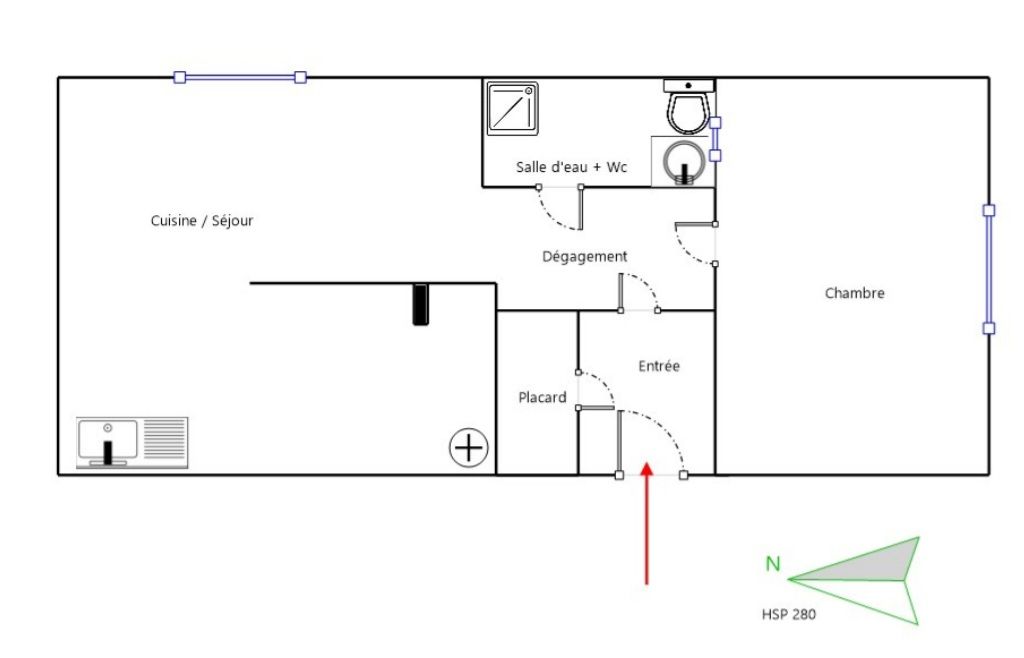 Achat appartement à vendre 2 pièces 36 m² - Marseille 10ème arrondissement