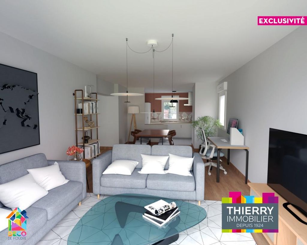 Achat appartement à vendre 3 pièces 69 m² - Nantes