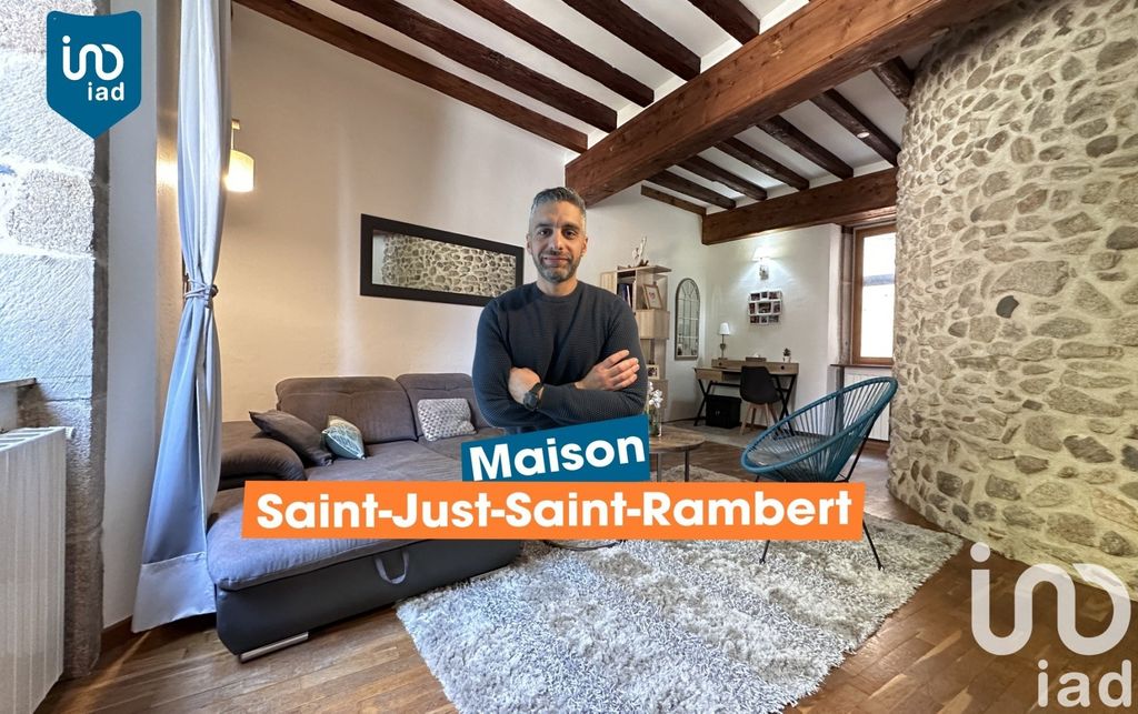 Achat maison à vendre 3 chambres 104 m² - Saint-Just-Saint-Rambert