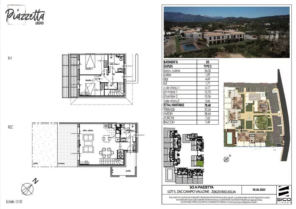 Achat duplex à vendre 3 pièces 78 m² - Lecci