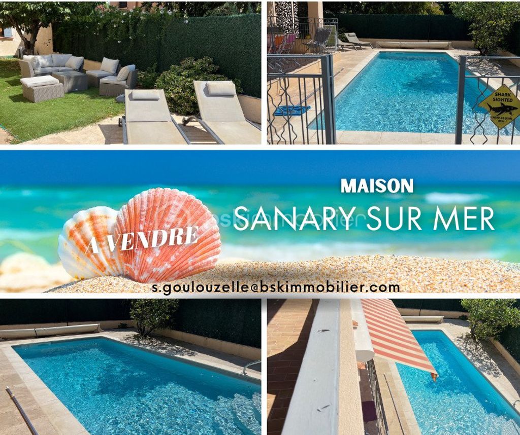 Achat maison à vendre 5 chambres 160 m² - Sanary-sur-Mer