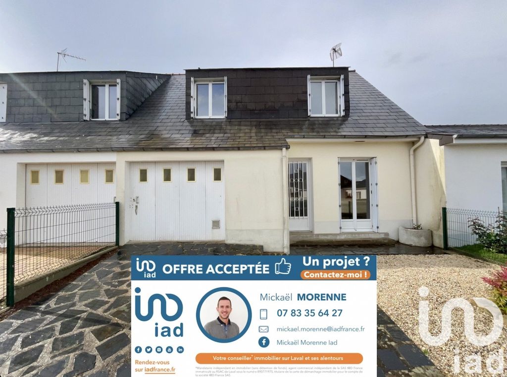 Achat maison à vendre 3 chambres 91 m² - Château-Gontier