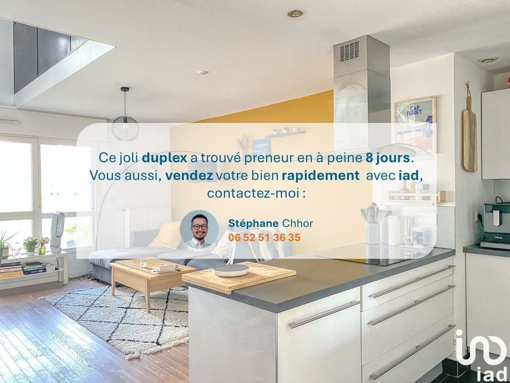 Achat duplex à vendre 2 pièces 52 m² - Asnières-sur-Seine