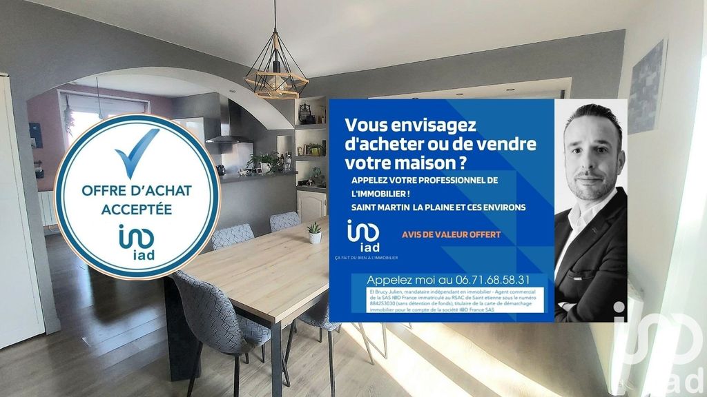 Achat appartement à vendre 4 pièces 115 m² - Saint-Martin-la-Plaine