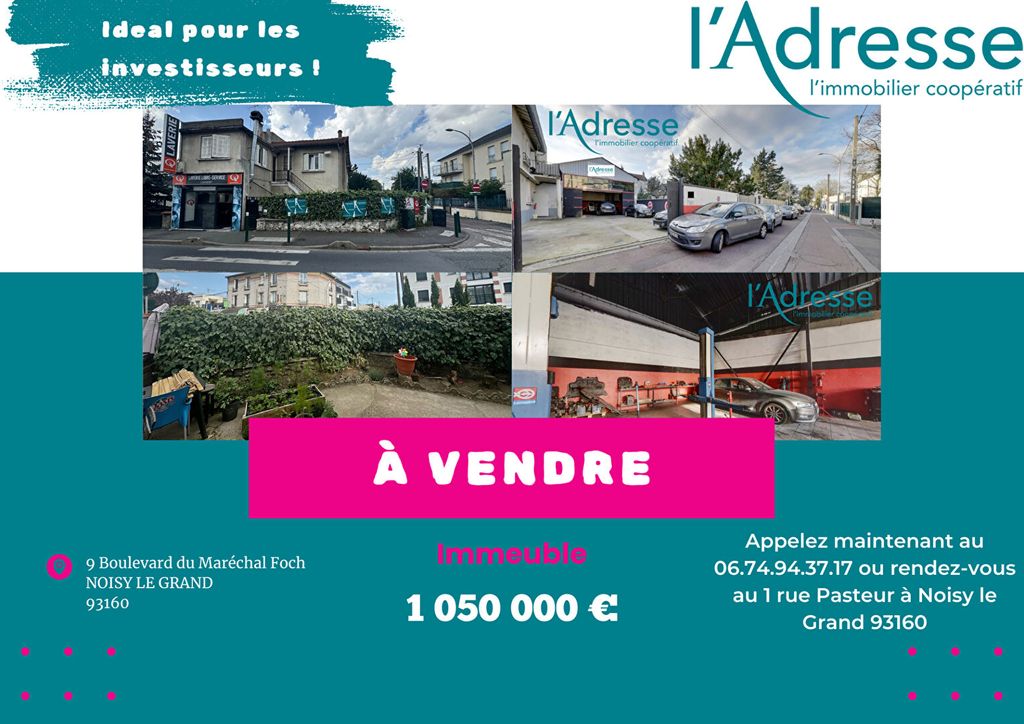 Achat appartement à vendre 6 pièces 282 m² - Noisy-le-Grand