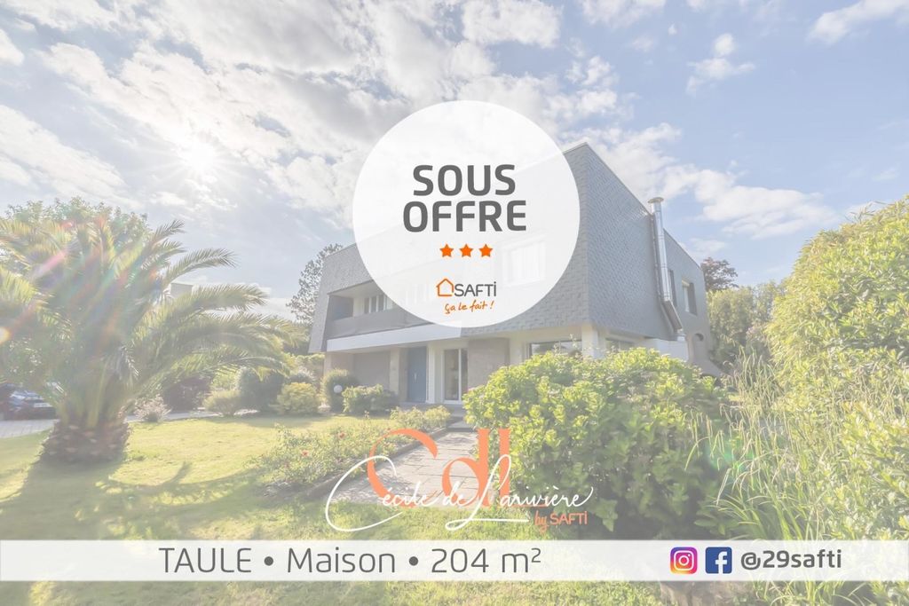 Achat maison à vendre 4 chambres 204 m² - Taulé