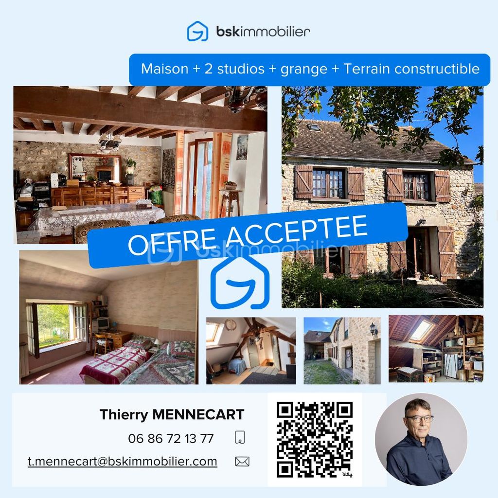 Achat maison à vendre 3 chambres 150 m² - Senlis