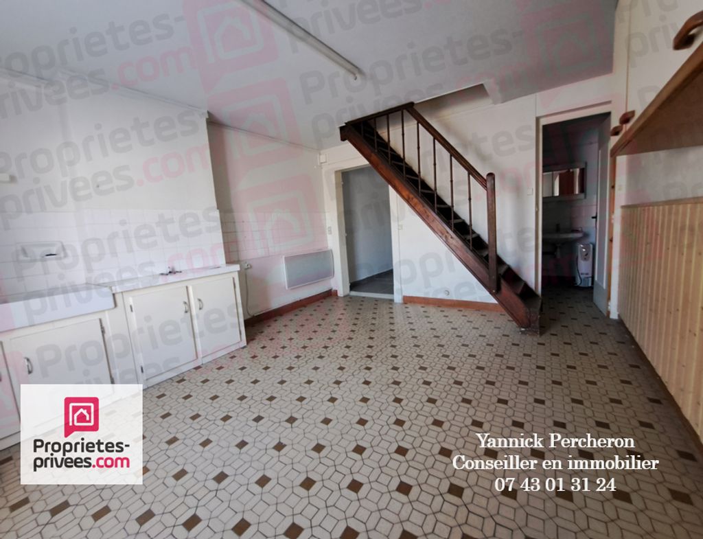 Achat maison à vendre 2 chambres 48 m² - Nogent-sur-Loir