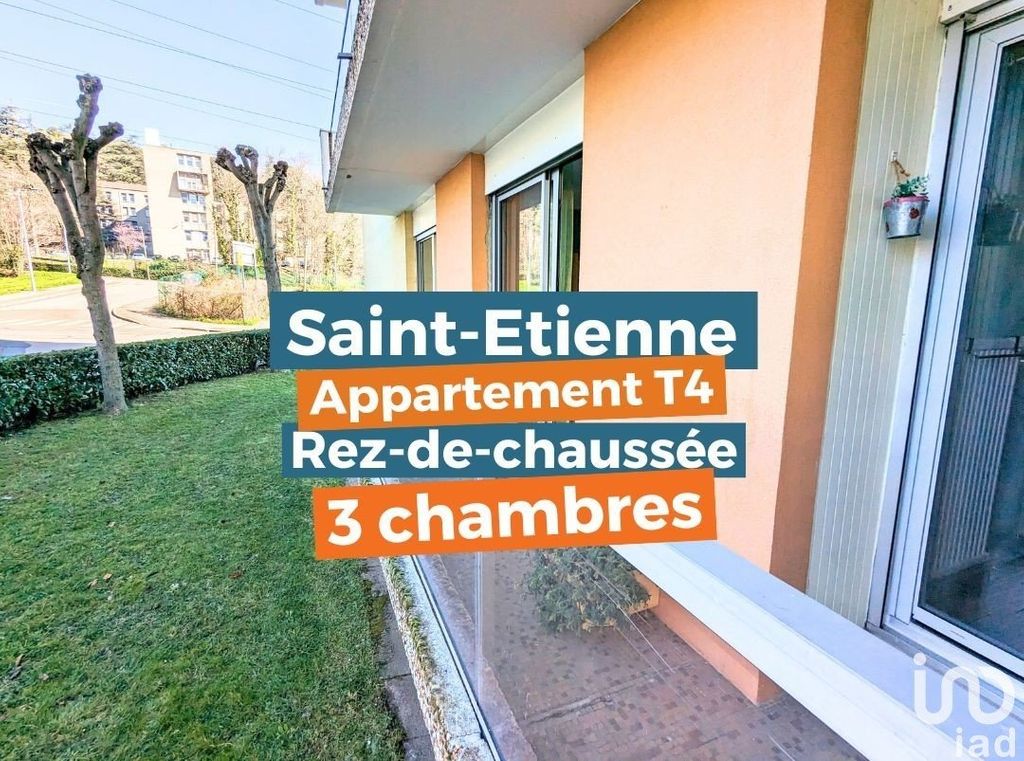 Achat appartement à vendre 4 pièces 80 m² - Saint-Étienne