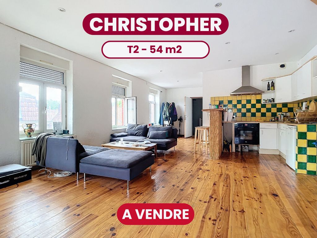 Achat duplex à vendre 2 pièces 55 m² - Lille